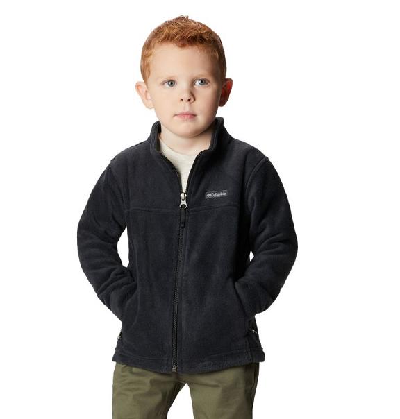 Columbia Steens Mountain II Fleece Jacket Black For Boys NZ3528 New Zealand